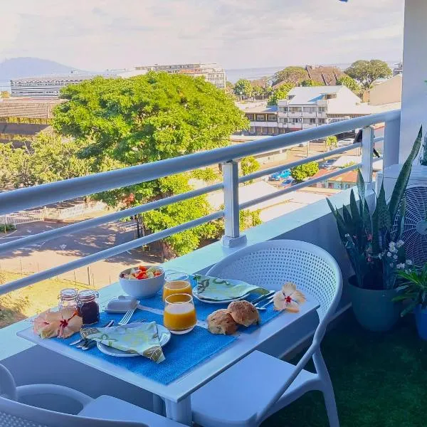 Charmant studio avec parking et terrasse à Papeete, hotel v destinaci Papeete