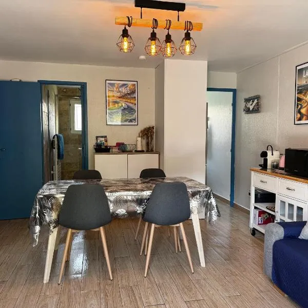 Maisonnette au calme, T3, 6 pers résidence avec piscine et wifi privée proche lac et océan, hotel i Soustons