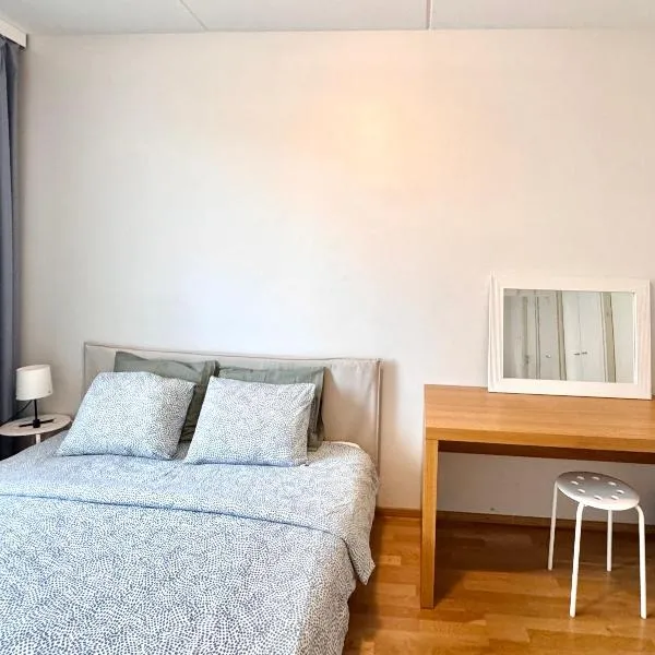 Warm and cozy one-bedroom & Sauna โรงแรมในวานตา