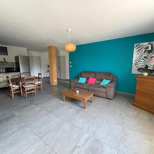 Bas de villa 80m2 2 chambres secteur Ajaccio, hotel en Tavaco