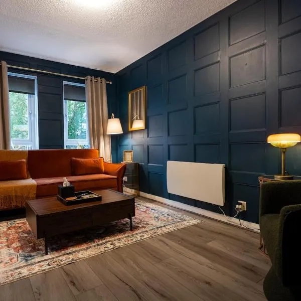 Finnieston 1BR - Walk to Hydro & SEC - Parking, hotel i Glasgow