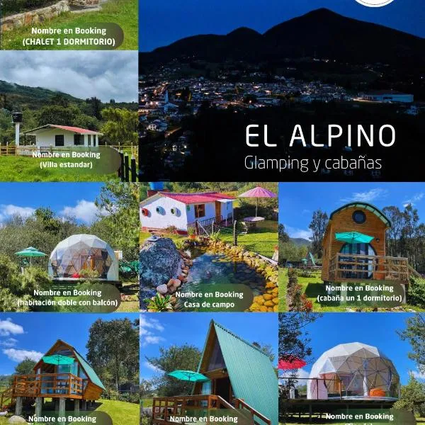 El Alpino Cabaña Glamping & Camping, hotel in Guatavita