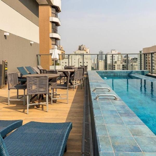 Studio moderno em Perdizes com Piscina e Academia na cobertura e Coworking próximo Allianz Parque e Albert Einsten - Foto 4