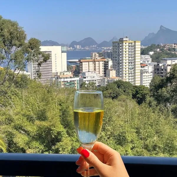Varanda com Vista Mar - Cristo, Bondinho e Museu!, hotel v destinaci Niterói