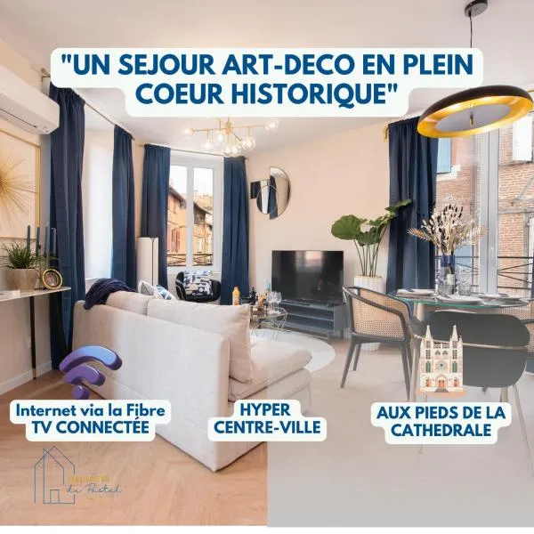 AU XV Sainte Cécile T2 Art Déco, hotel v destinaci Albi