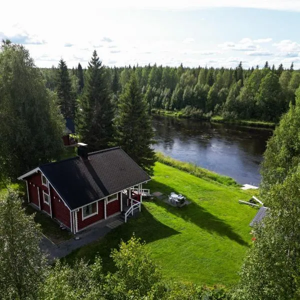 Lapin Villa Hiisi joen rannalla – hotel w mieście Ranua