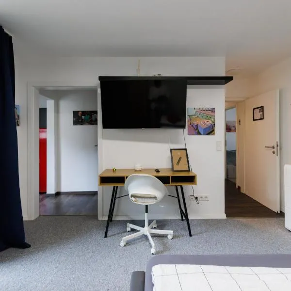 Gemütliche Studio im Zentrum von Bad Hersfeld mit Küche und Balkon "Zuse", Hotel in Bad Hersfeld