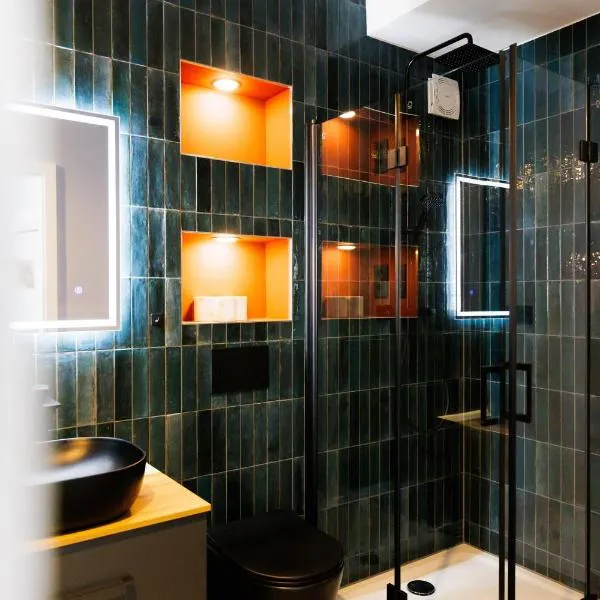 Loft im Zentrum von Bad Hersfeld mit modernem Design und offenem Wohnkonzept "Badestube", hotel v destinaci Bad Hersfeld