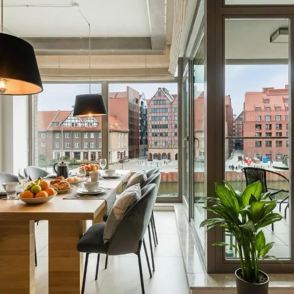 Gdańsk में, होटल Waterlane Królowa Kier I 2 sypialnie I 3 łazienki I Basen - Comfy Apartments