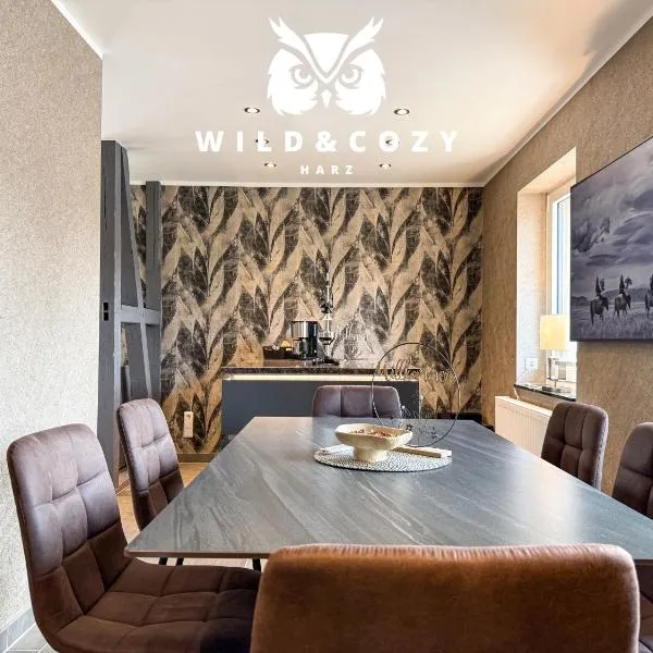 WILD&COZY Ferienhaus mit Garten, Terrasse & Garage, hotel in Blankenburg