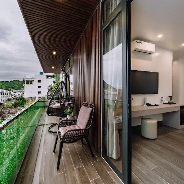 Catba SunWoo Homestay & Hotel、カットバ島のホテル