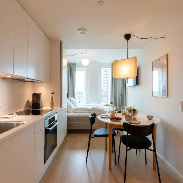 कोपनहेगन में, होटल Cozy 9th Floor Apartment in Vesterbro