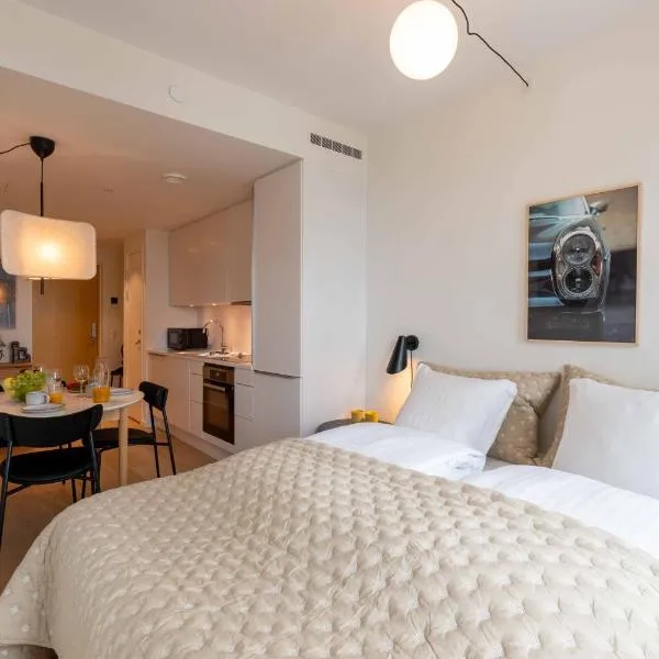 Cozy 9th Floor Apartment in Vesterbro, hotell i Köpenhamn