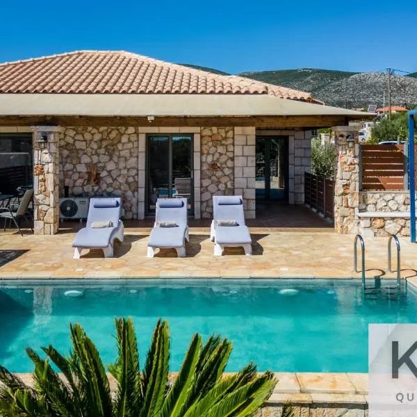 Leo's Red stone & White stone made villas, 2 villas with private pool in Karavados village, Hotel in Karavadhos