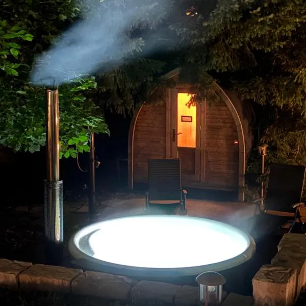 Wellness am Morgengau mit Whirlpool und Sauna, hotel a Rotterode