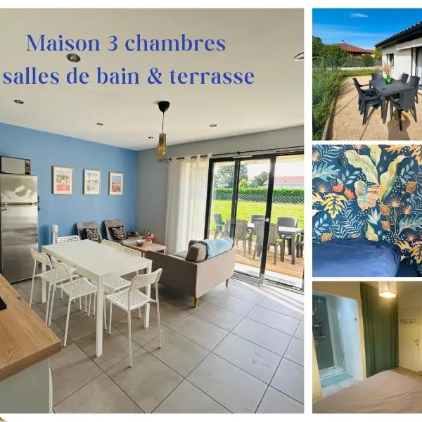 Chez M&S - Maison 3 chambres et 3 salles de bain, khách sạn ở Bressolles