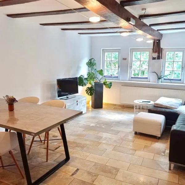 Moderne Fachwerk-Wohnung im Herzen von Herborn, hotel in Herborn