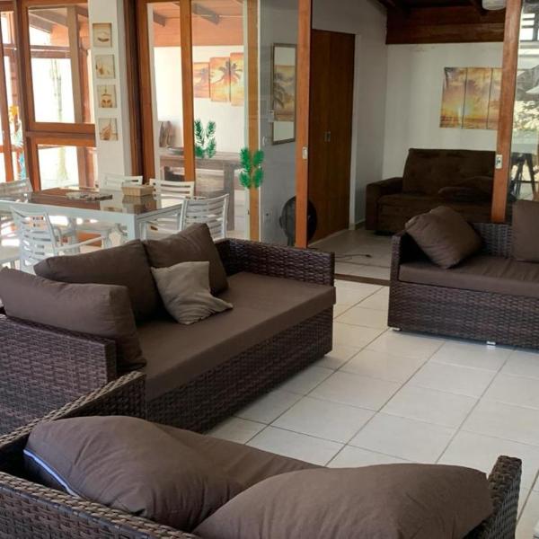 JuquehyRoots AC vent em 4suítes 2 gelad salas banho térreos churrasq wifi jard filtro água estac terraço panorâm privativos piscina coletiva condo fech boa localizaçã SEM roupa cama mesa banho - Foto 5