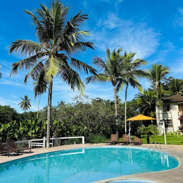 Apartamento com piscina e acesso exclusivo à praia Ambiente confortável, com colchões e travesseiros de qualidade, em uma localização estratégica, perto de tudo para você aproveitar sem precisar de carro