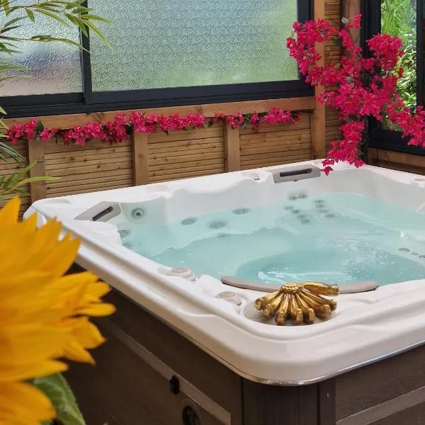 Résidence belle créole I Le Balisier I Maison duplex avec jacuzzi à 15min de Disneyland Paris, hotel in Quincy-Voisins
