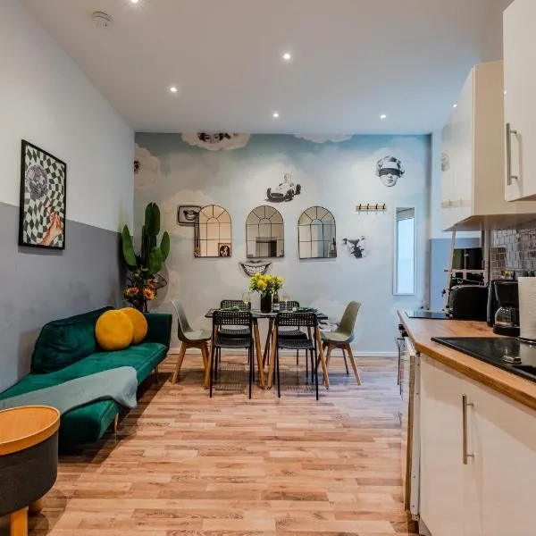 Retro-Apartment mit Terrasse, hotel in Berlin
