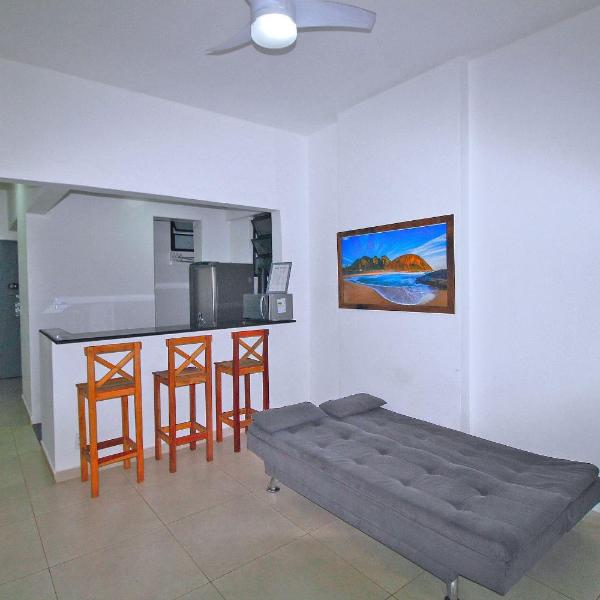 Aconchego a 300m da Praia - 2 Quartos p/ 4 pessoas - Foto 4