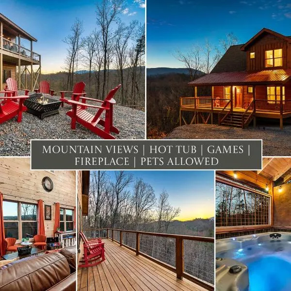 4br Cabin In Sevierville Mountain Views, Hot Tub, hotel en Pigeon Forge