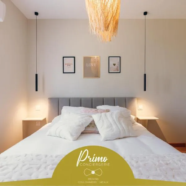 L'élegant, climatisé et rénové - Appart'hôtel Chez MV, hotel em La Ferté-Gaucher
