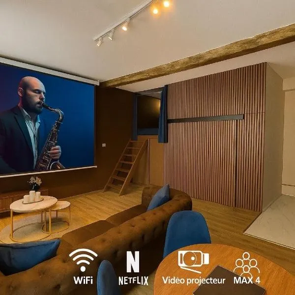 Blue Note - Le Jazz au cœur de Vienne - Videoprojecteur - Hypercentre - France, viešbutis mieste Vjenas