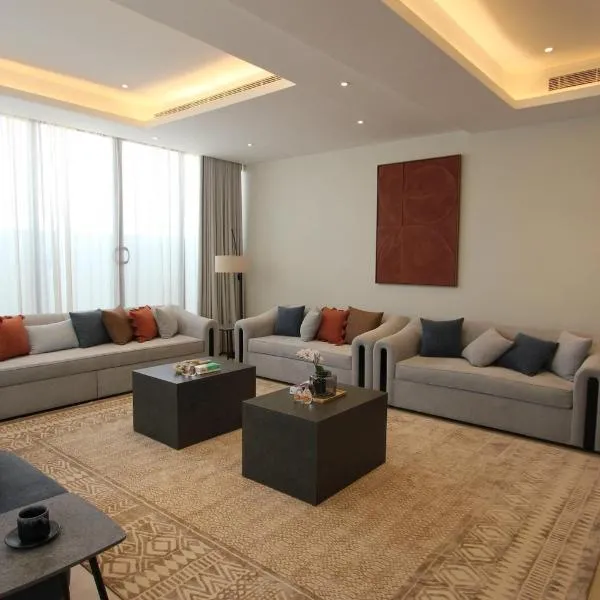 Luxurious suite with a terrace overlooking KAFD, hotel a Riyad