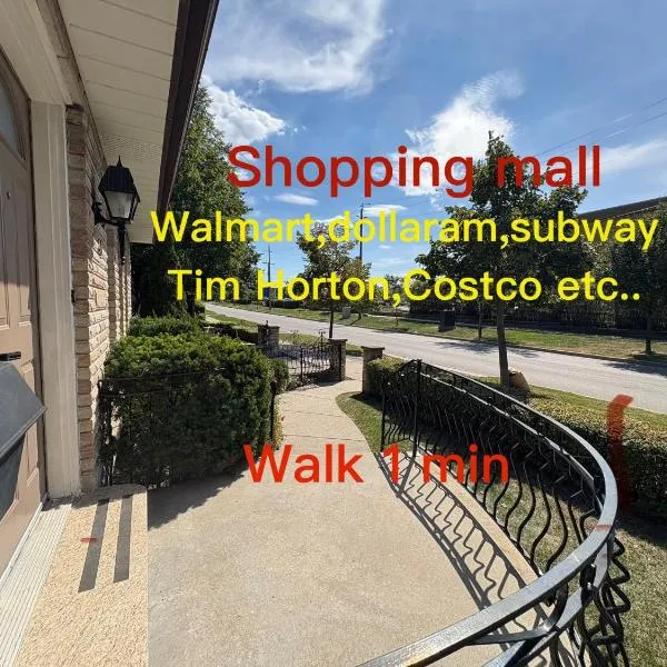 9mins airport 1 min to shopping mall, hotel in Toronto