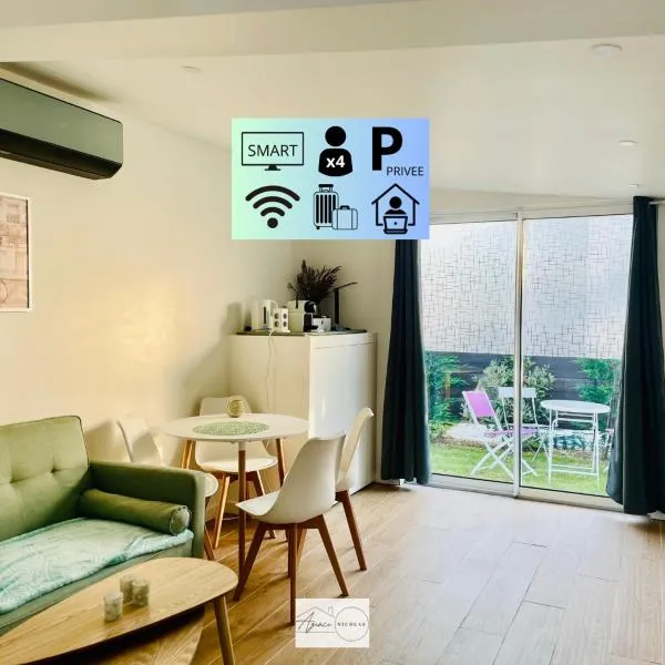 Rez de Jardin - Calme & Familiale, hotel i Varreddes