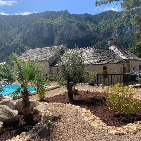 Manoir du Charme dans les Gorges du Tarn LOZERE, hotel in Quézac