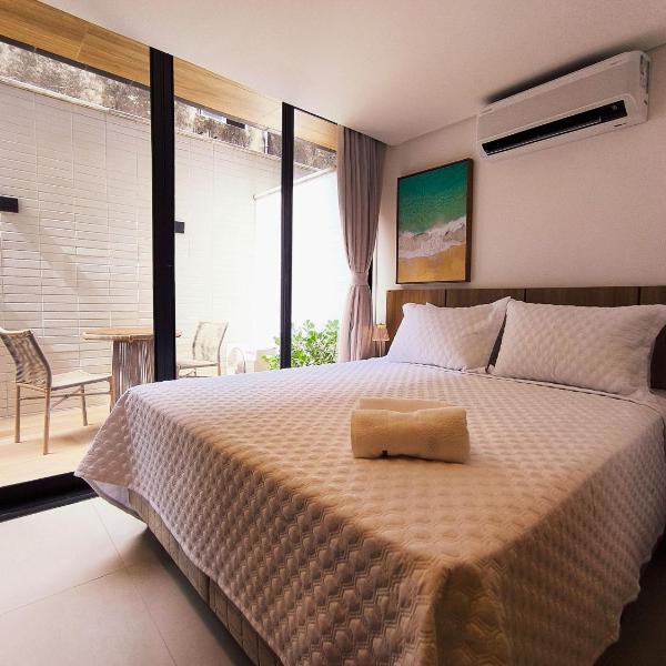 Alta Marine - Flat térreo pé na areia