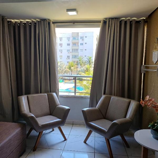 Lagoa Quente 307 D - Maravilhoso Apto de 2 Quartos - Lagoa Quente Flat Service - Foto 4