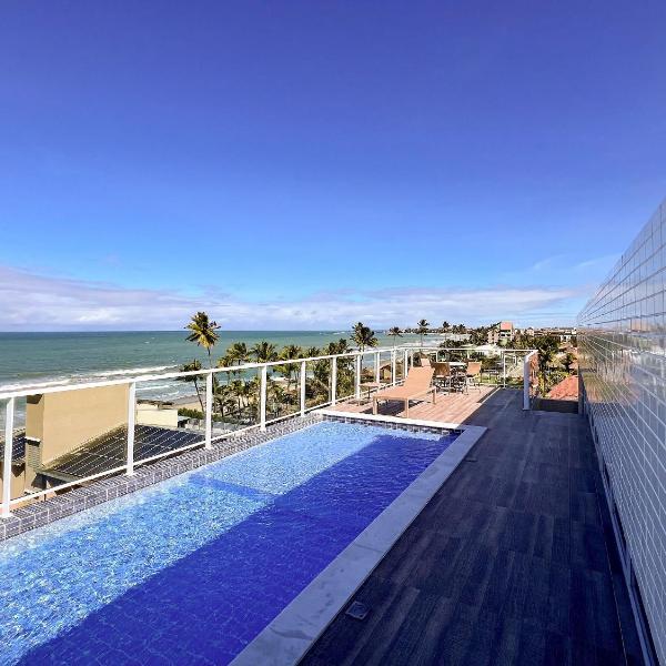 Maravilhoso Flat Vista para o Mar - OceanBlue 204