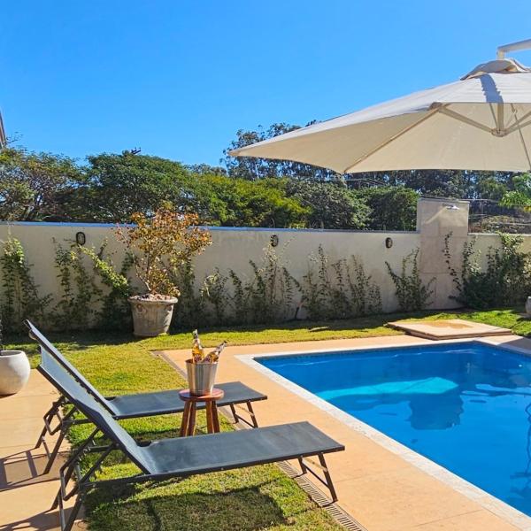 Piscina Aquecida Casa no Thermas de Sta Bárbara