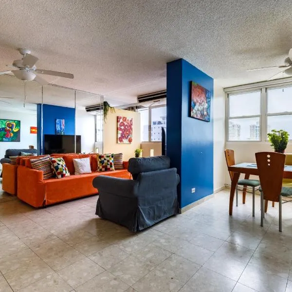 Condado Beach 2-Bedroom 2-Bathroom Apartment with Beachfront Pool, hotel i San Juan