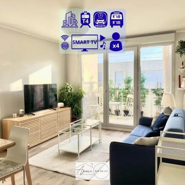 Urban Nest - Paris - CDG - Parking & Confort, hotel a Les Pavillons-sous-Bois