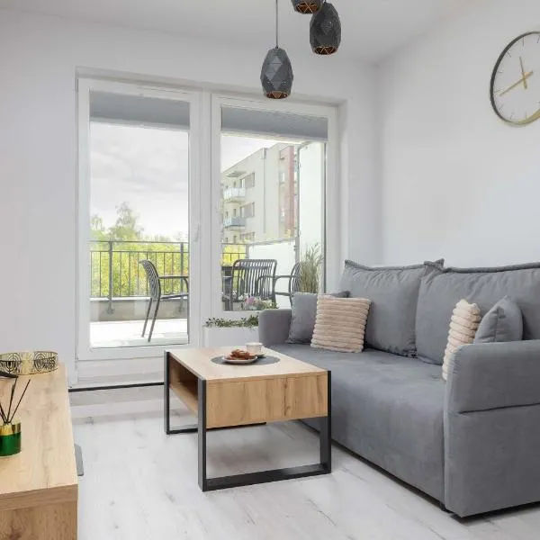 Nowe Sady Stylish Apartment Close to Łódź Airport by Noclegi Renters, отель в Лодзе