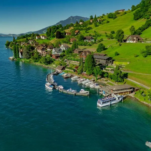 Seehotel Baumgarten, hotel v destinaci Kehrsiten