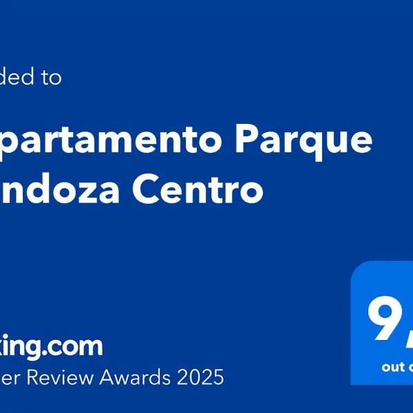 Departamento en la Ciudad de Mendoza Frente al Parque Central con Terraza y Vistas, hotell i Mendoza