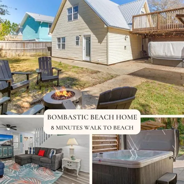 Bombastic Beach Home, HOT TUB, 8min WALK to Beach, hotell sihtkohas Panama City Beach