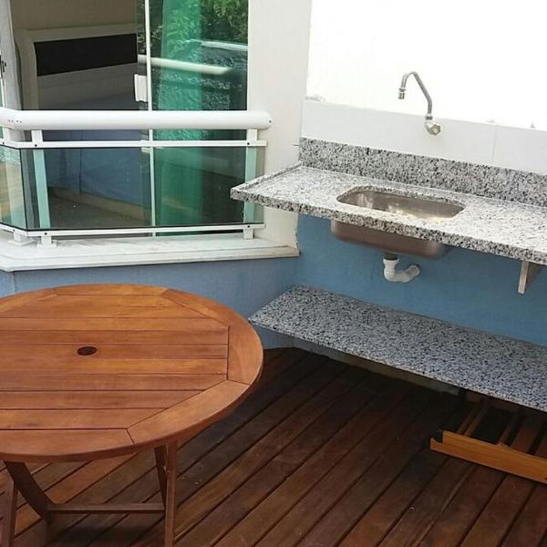 Prainha Apto com varanda gourmet e 2 vagas - Foto 3