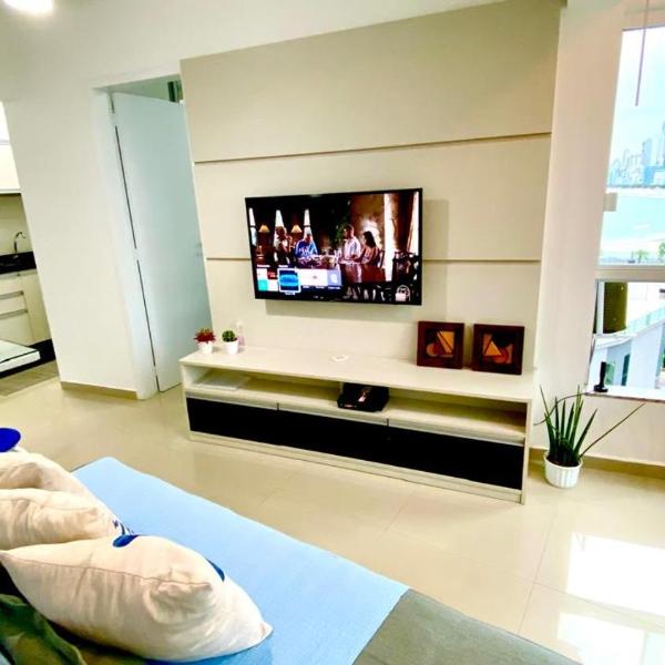 Lindo Apartamento com Vista Mar - Praia, Piscina e Garagem - Foto 5