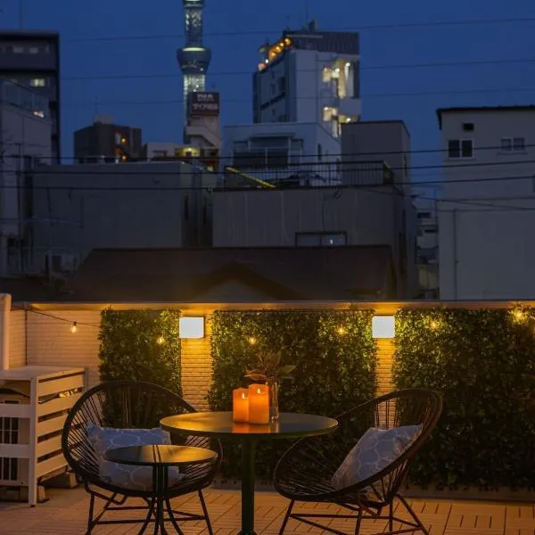 Skytree View Rooftop Villa Asakusa SVRVA, hotel v Tokiu