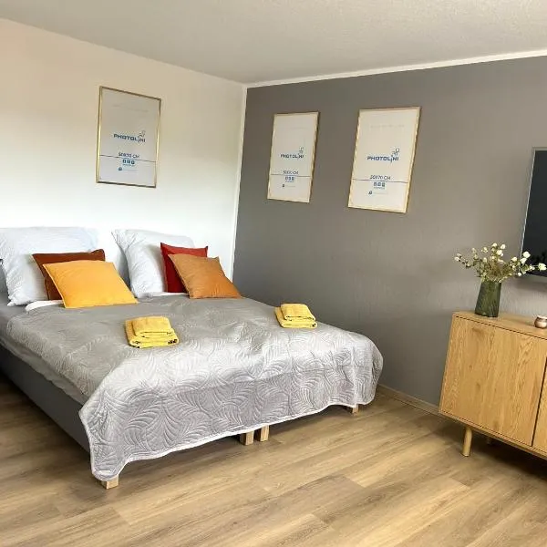 FR- moderne Wohnung, WLAN, Smart-TV, voll ausgestattete Küche, מלון בשפרינגה
