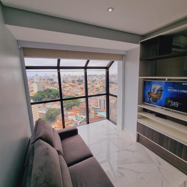 Flat em Santana Vista para a Cidade 23 Andar