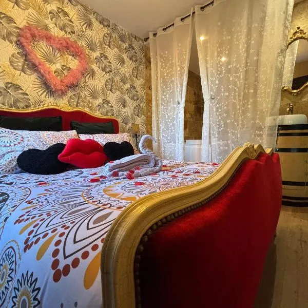 Romantisme et glamour avec spa ,jardin proche zénith, hotel a Digione