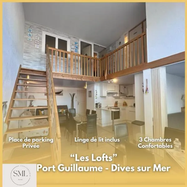 Les Lofts vue Port Guillaume, hotel in Dives-sur-Mer